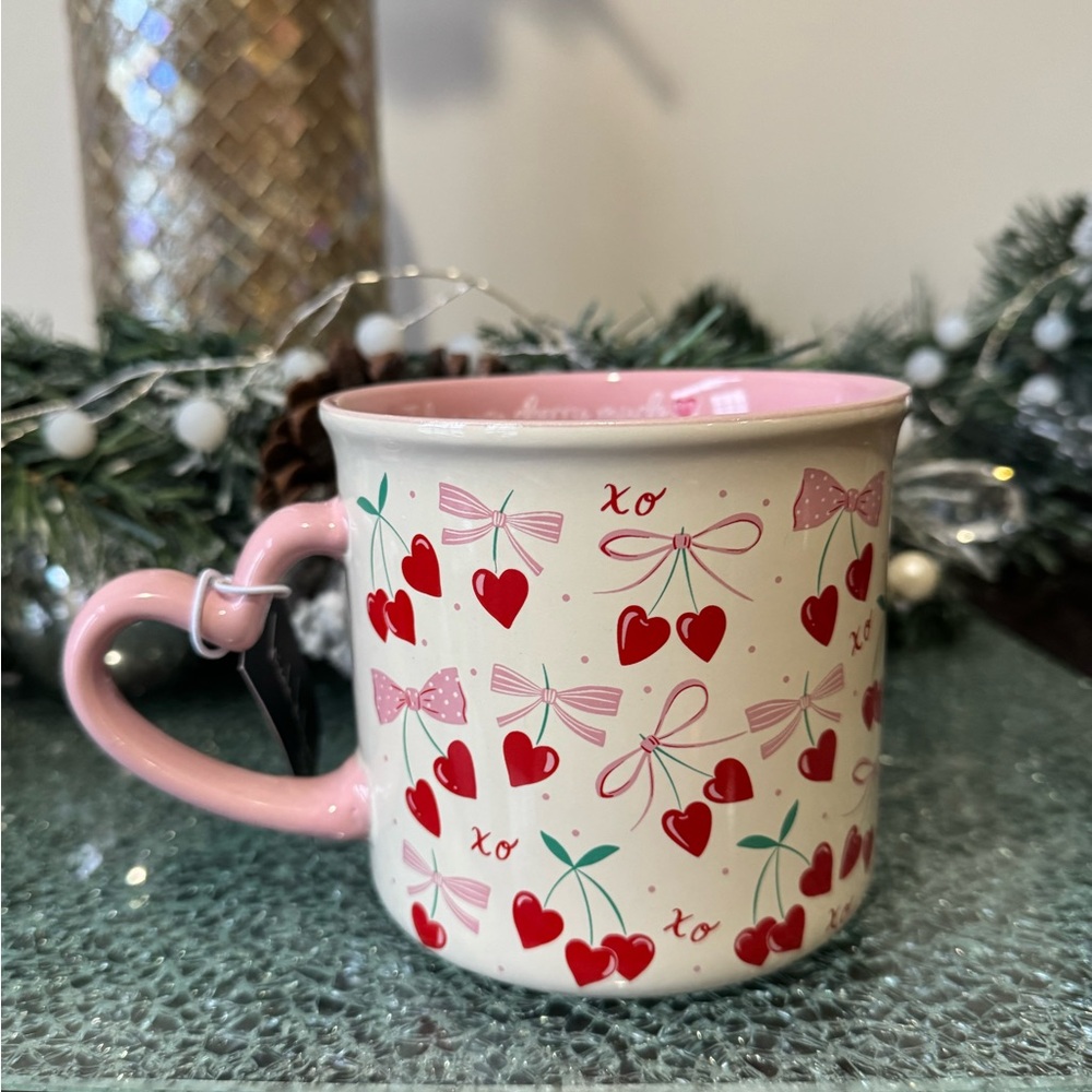 Valentine’s Bow Cherry Mug - Nicole Ashley